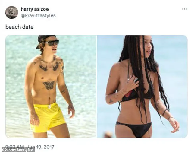 Now-Defunct 2017 Twitter Account Foretold Harry Styles and Zoe Kravitz's Relationship