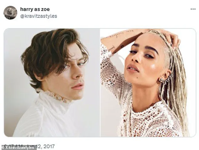 Now-Defunct 2017 Twitter Account Foretold Harry Styles and Zoe Kravitz's Relationship