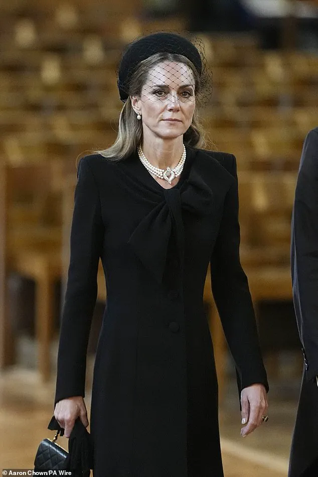 A Royal Tribute: The Princess of Wales Honors the Late Queen's Legacy at the Duchess of Kent's Funeral