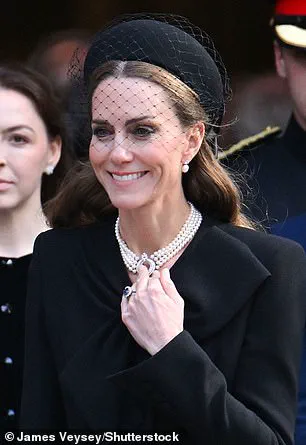 A Royal Tribute: The Princess of Wales Honors the Late Queen's Legacy at the Duchess of Kent's Funeral