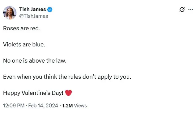 Federal Indictment of New York AG Letitia James on Bank Fraud and False Statements Charges Marks Sharp Reversal in Legal Battle
