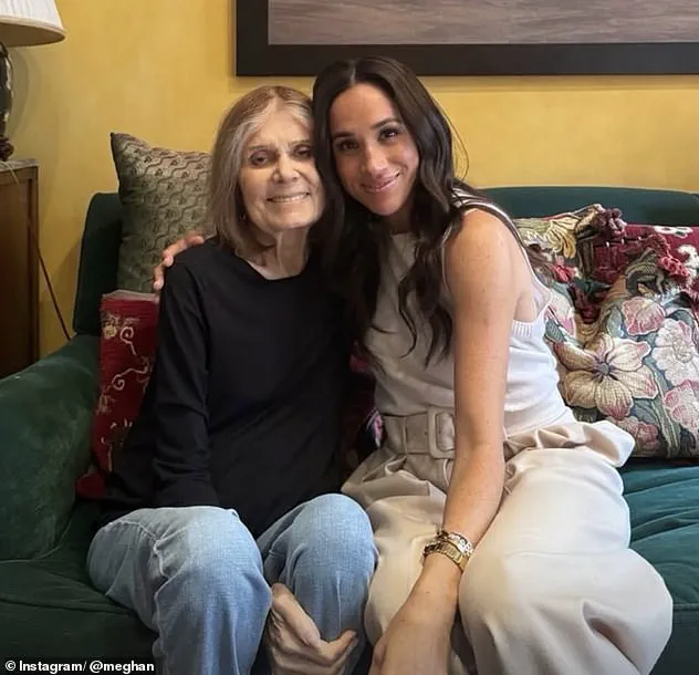 Meghan Markle’s Controversial Meeting with Gloria Steinem Amid Claims of Self-Promotion and Lavish £525 Ensemble