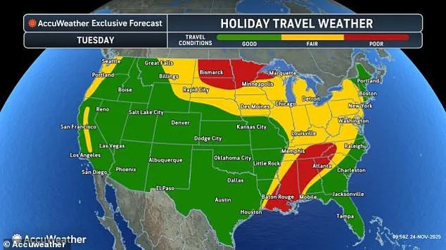 Coast-to-Coast Storm System Triggers Flight Delays, Ground Stops at Busiest Airports as Thanksgiving Travel Disruptions Mount