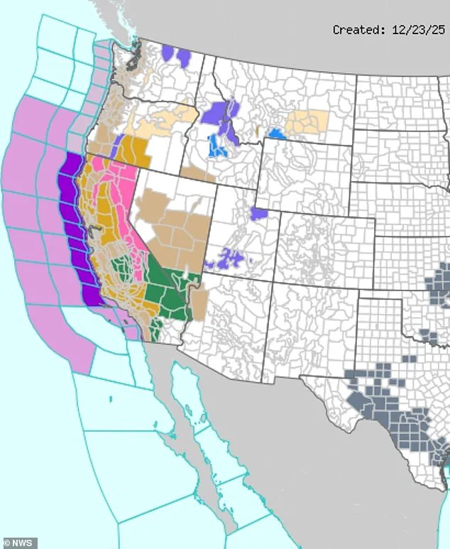 Bomb Cyclone Unleashing Chaos Across West Coast on Christmas Eve: Torrential Rains, Flooding, and Landslides Threaten Holiday Travel