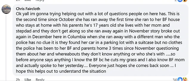 Authorities Seek Public Help in Locating Missing South Carolina Teenager Mackenzie Dalton After Recovering Her Belongings