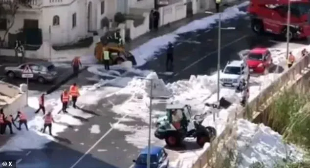 Malta’s Unprecedented Icy Deluge: Residents Describe ‘Surreal’ Chaos as Storm Leaves Streets Submerged in Ice and Hail