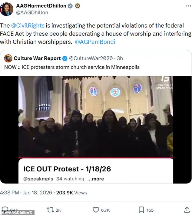 Minnesota Church Service Disrupted by ICE Protesters, Congregants Describe Tensions and Distress