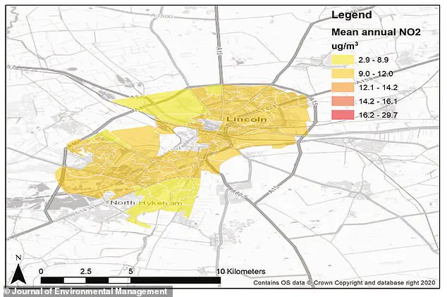 Study Reveals Higher NO2 Pollution in Low-Income Neighborhoods of Northern UK Cities