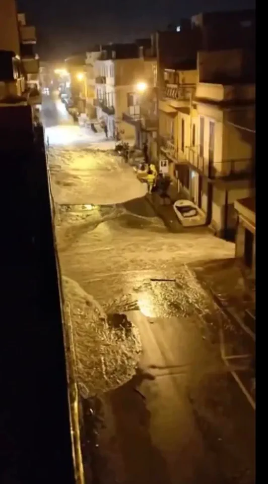 Sicily's Coastal Towns Face Devastating Storm as Emergency Services Battle Rising Waters