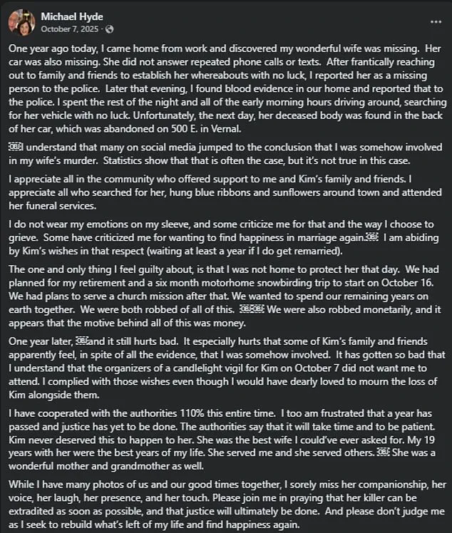 Tragic Murder of Kimberly Hyde Shocks Vernal, Utah Community