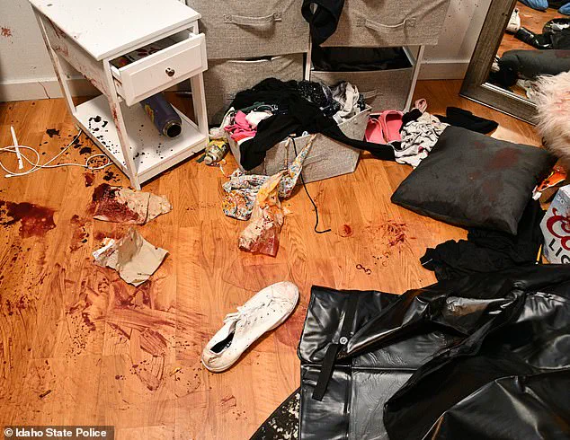 Previously Unseen Crime Scene Photos Reveal Bloodstains, Soaked Materials, and Signs of Struggle at Idaho Murders Home