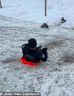 Viral Video Captures Oklahoma Police Officer's Accidental Collision with Child During Snow Day Gone Wrong