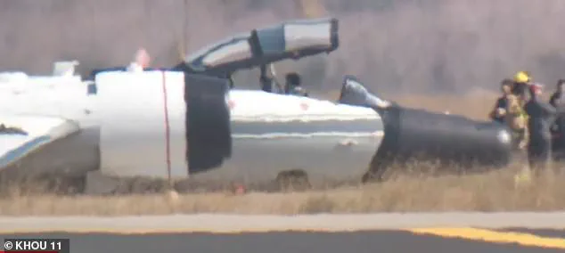 NASA Jet Skids on Houston Runway After Mechanical Failure, Dramatic Footage Shows Belly Scraping and Flames