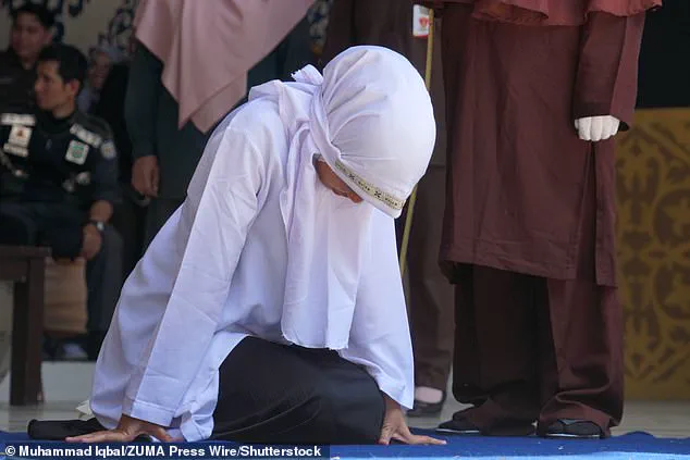 Public Flogging Under Sharia Law in Aceh: Woman Collapses After 140 Lashes for Adultery and Alcohol Consumption