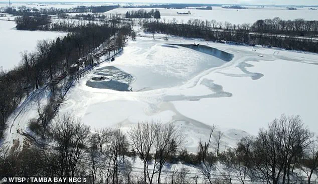 Frozen Pond Incident Leaves Community in Shock After Dog's Tragic Fall Through Ice