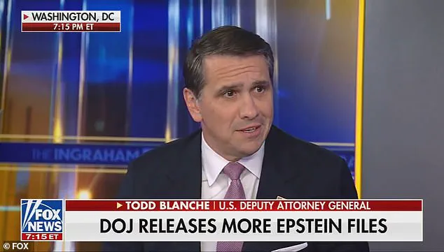 3.5 Million Epstein Files Ignite Controversy as Deputy AG Blanche Downplays Implications