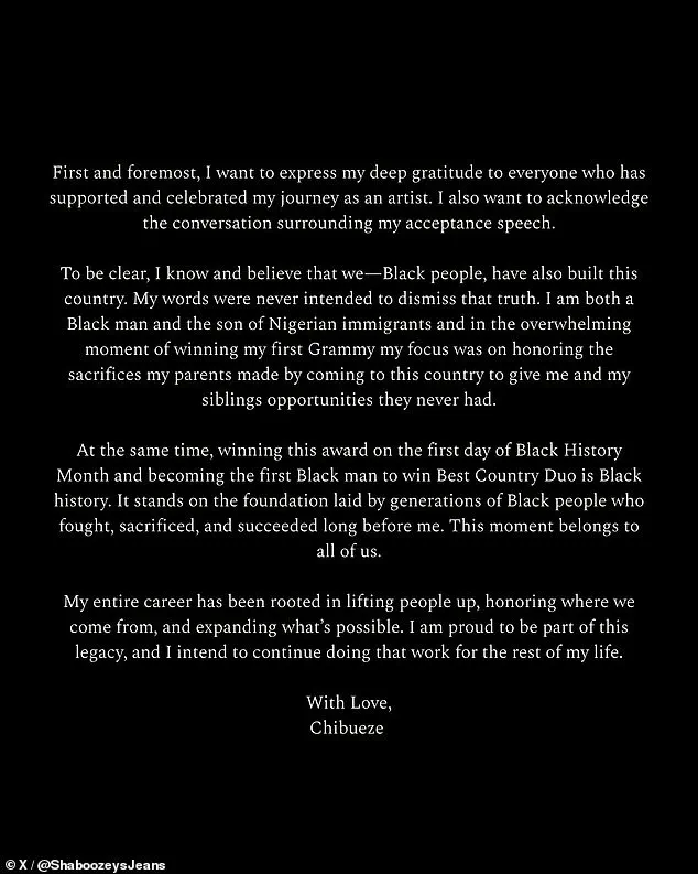 2025 Grammys Spark Political Firestorm as Shaboozey's Immigrant Praise Clashes with Megyn Kelly