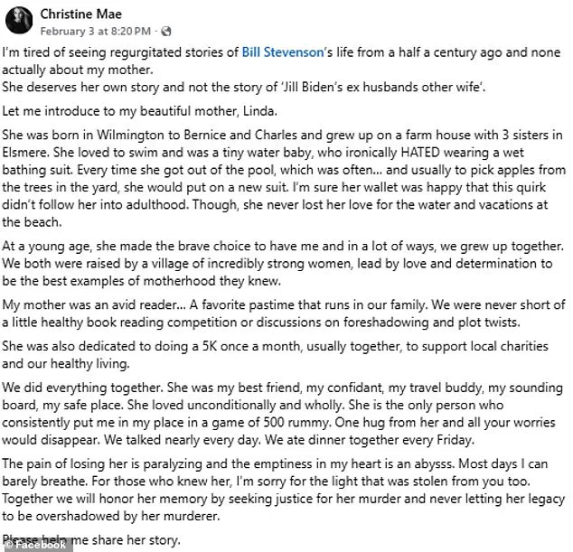 Daughter of Murder Victim Vows Justice as Ex-Husband of Biden's Ex-Wife Faces Murder Charges