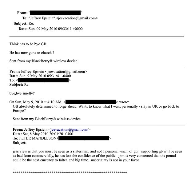 DOJ Files Reveal Mandelson's Ties to Epstein, Sparking Calls for Congressional Testimony