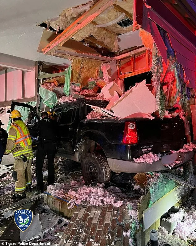 Truck Soars 100 Feet Before Crashing into Home in Tigard, Oregon