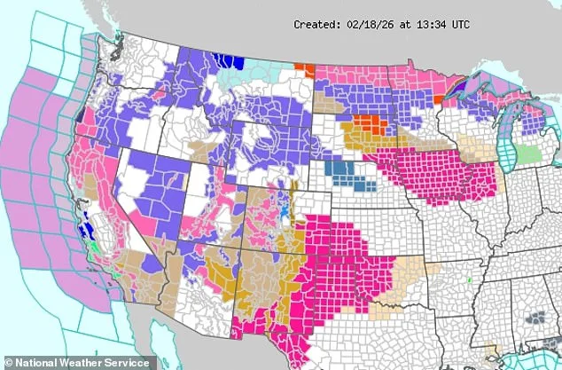 Massive Winter Storm Buries West in Snow, Sparks Warnings Across 12 States