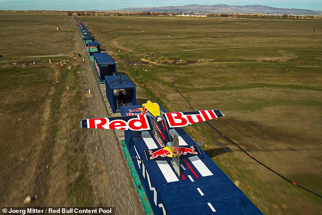 Italian Aviator Dario Costa Completes World First: Landing on 75 mph Moving Train in Turkey for Red Bull