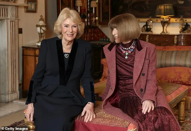 Queen Camilla and Anna Wintour at St James's Palace Amid Andrew Mountbatten's Birthday Arrest