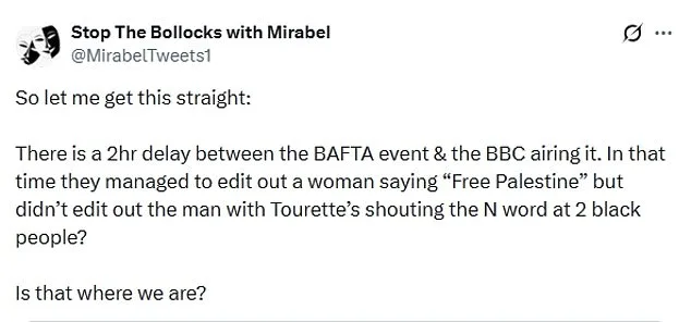 BBC's BAFTAs Controversy: Racial Slur Broadcast, Palestine Call Omitted