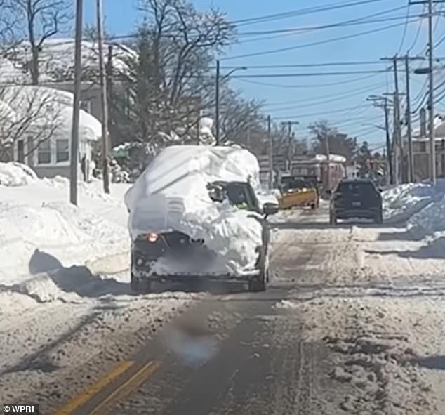 Rhode Island Driver Catches Heat for Driving Snow-Covered Truck Post-Ban, Sparks Outrage