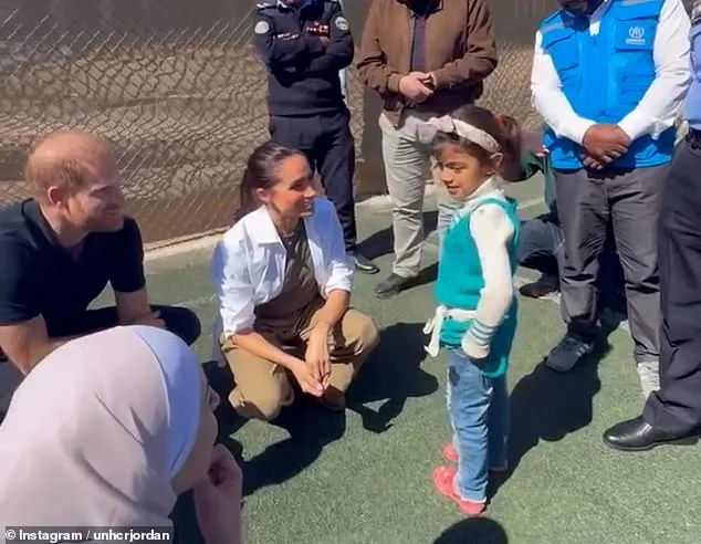 Meghan Markle's Silent Encounter with a Syrian Refugee Child in Jordan