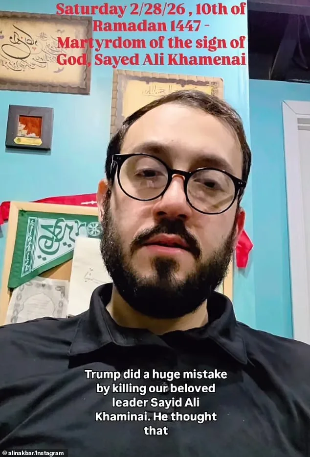 Michigan Professor Accuses Trump of Killing Iranian Supreme Leader, Vows to Promote His Ideology