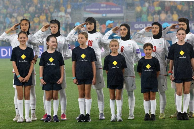 Iranian Women's Football Team Defiant in Asian Cup Debut with Anthem, Face Divided Crowd Reactions