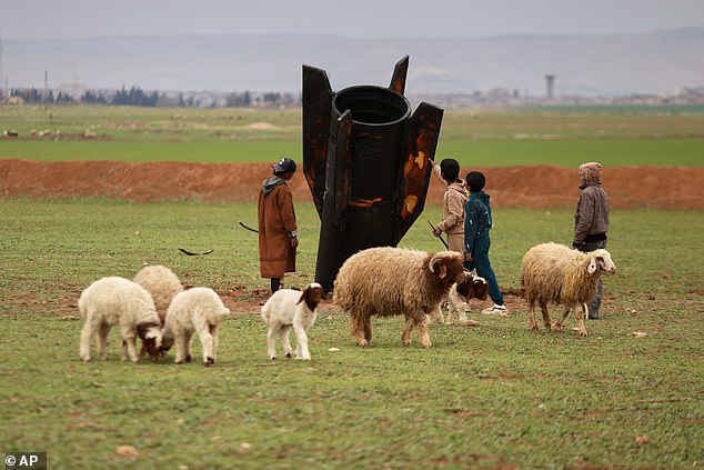 Unexploded Iranian Missile in Sheep Field Becomes Unintended Playground for Children Amid Regional Conflict Aftermath