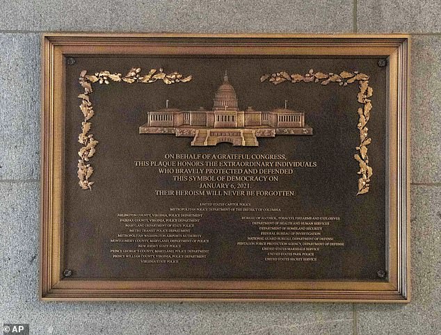 Plaque Honoring Capitol Officers Installed Three Years After Congressional Mandate, Omission of Names Sparks Criticism