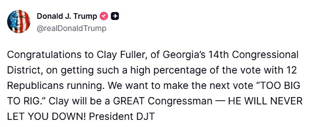 Democratic Candidate Stuns in Georgia's 14th District as Retired General Faces Trump-Backed Challenger in Runoff