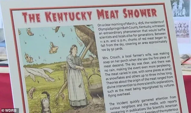 The Mysterious Kentucky Meat Shower of 1876: When Raw Meat Rained from the Sky