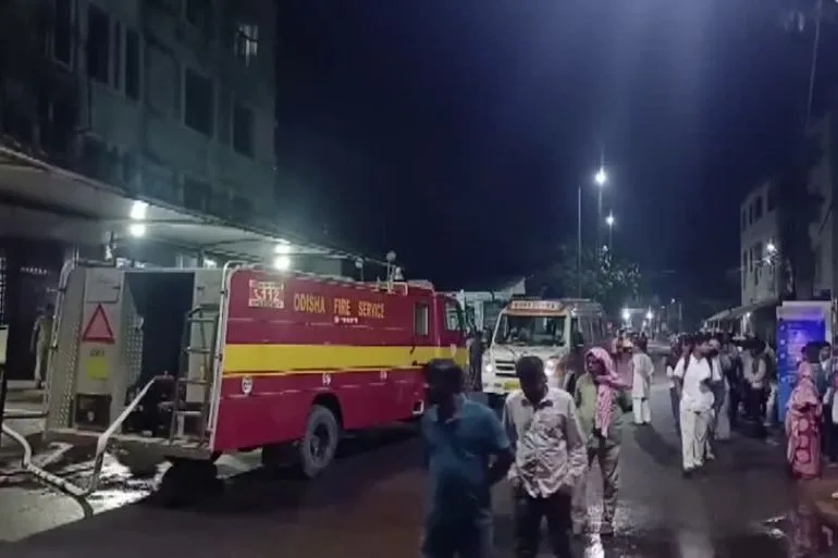 Devastating Fire at SCB Hospital in Cuttack Claims At Least 10 Lives
