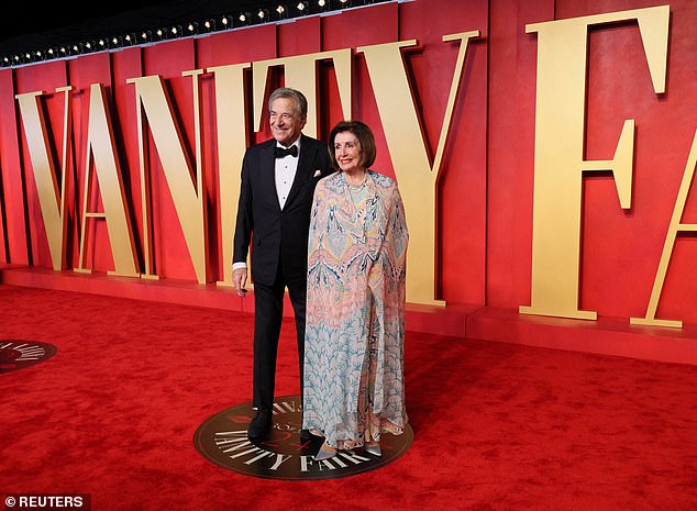 Nancy Pelosi Surprises Hollywood at Vanity Fair Oscars After-Party as Social Media Reacts