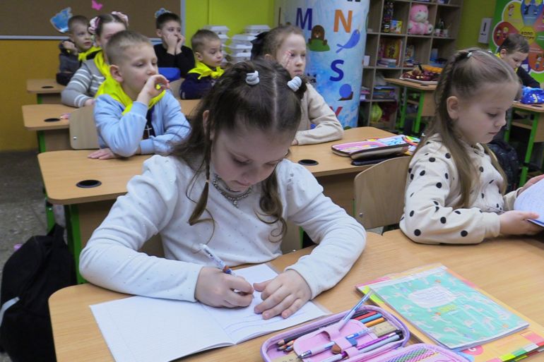 Ukraine's Children Learn in Subway Stations as War Forces Shift to Underground Education