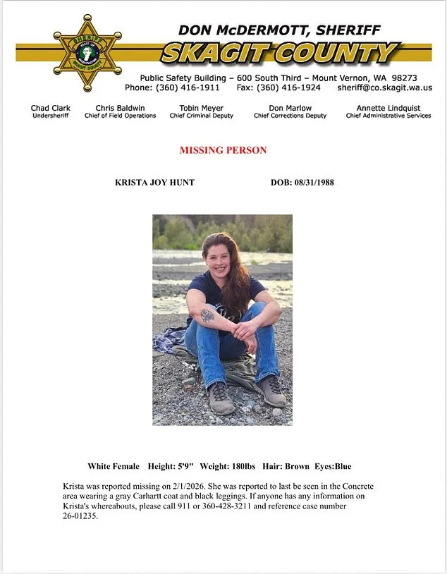 Krista Hunt's Body Found in Skagit River: Ex-Boyfriend Accused of Years of Abuse Leading to Murder