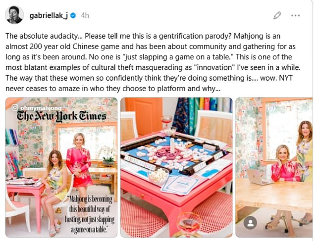 Gabriella Karefa-Johnson Slams New York Times Over Cultural Appropriation in Mahjong Article