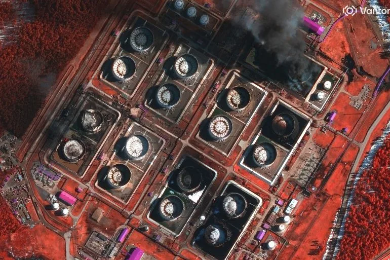 Ukraine Launches Strikes on Russia's Energy Infrastructure, Targeting Primorsk and NORSI Refinery in Escalating Conflict