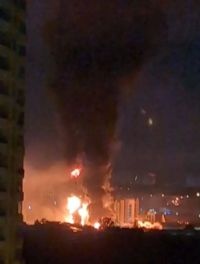 Russia launches year's deadliest barrage targeting Kyiv defense hubs.