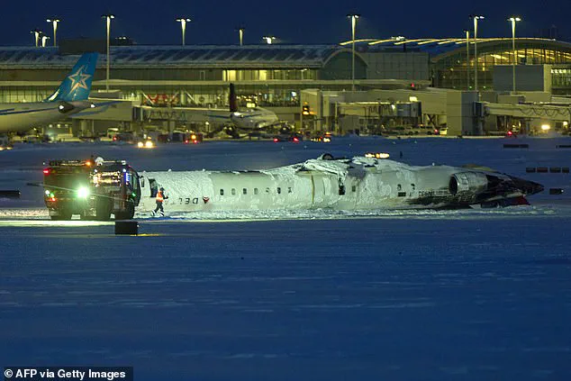 Delta Air Lines Flight Lands in Ice Storm, Skids and Flips