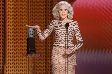 Jane Fonda's Powerful Speech at the SAG Awards: A Call to Action for Social Justice