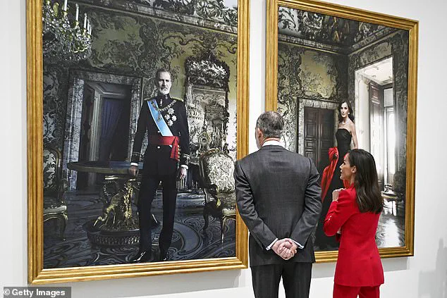 Queen Letizia of Spain Stuns in Red for Official Portrait Reception