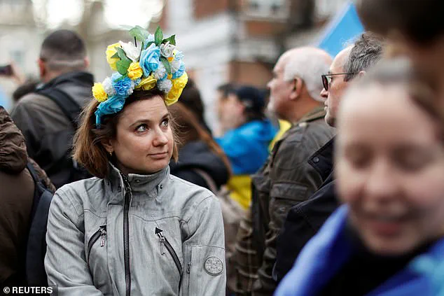 Thousands protest in London to support Ukraine and pressure Russia