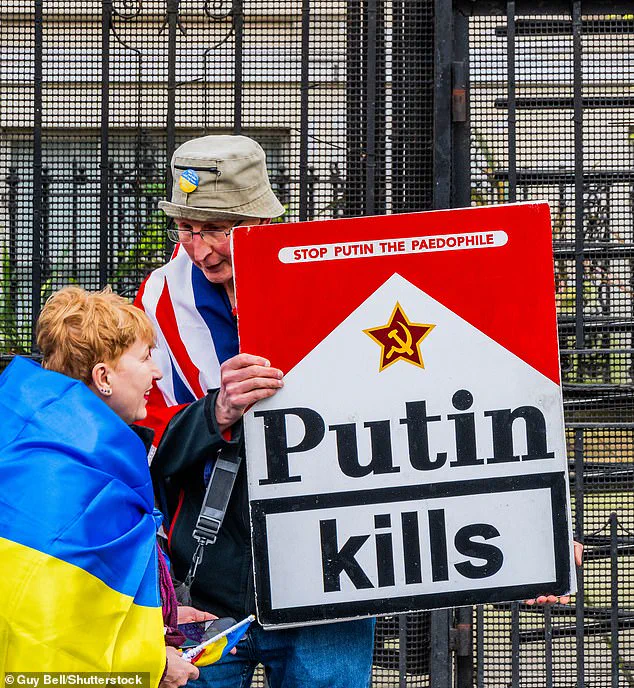 Thousands protest in London to support Ukraine and pressure Russia