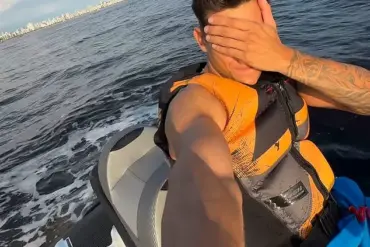 Viral Video Captures Risqué Jet Ski Couple