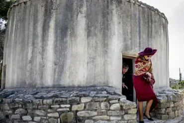Queen Maxima Dazzles in Burgundy During Historic Cyprus Visit